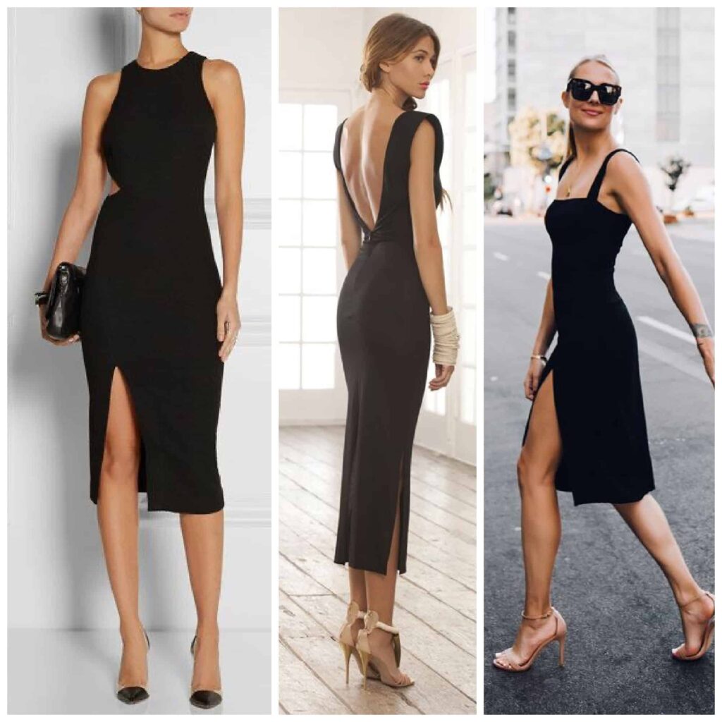 What colour should I wear with a black dress?