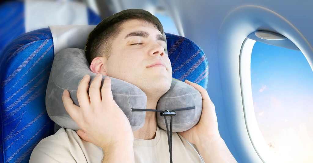 What is the pillow trick for traveling