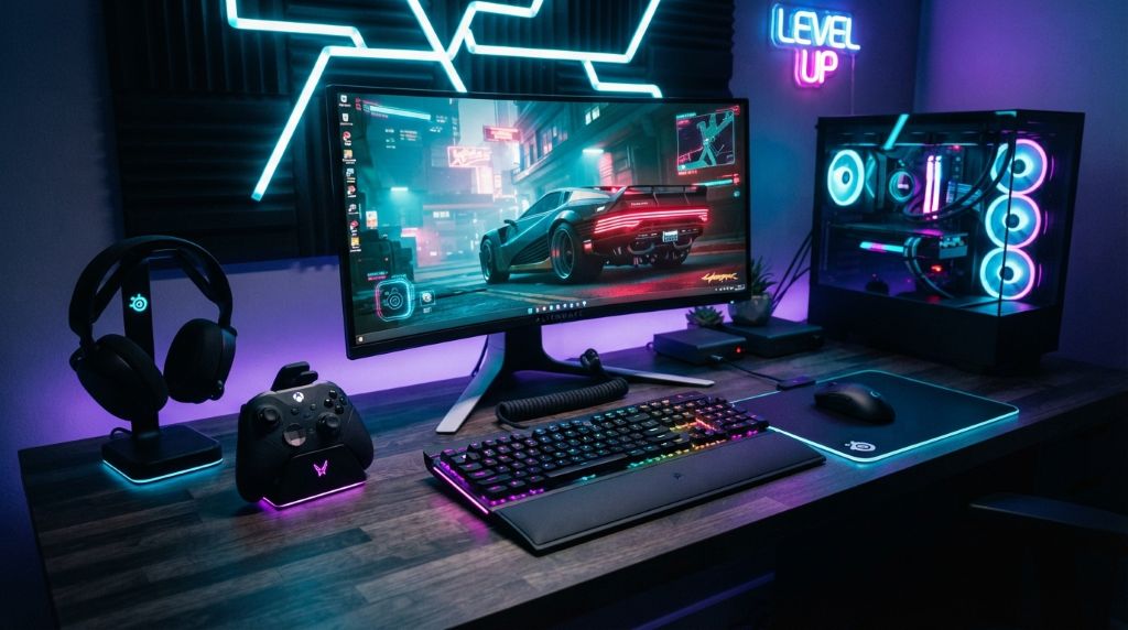 Essential gaming gear for a complete gaming setup